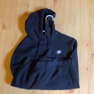Sz M all black Nike hoodie